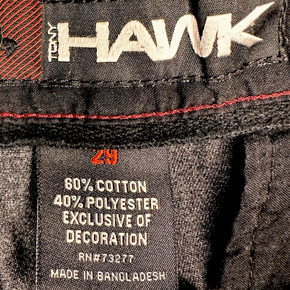 2 PAIRS TONY HAWK SHORTS Gray & Black Size 29 - Picture 6 of 7